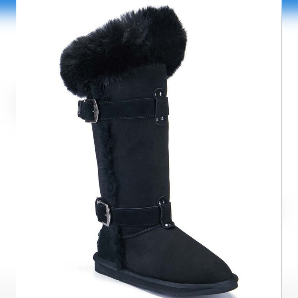 Australia Luxe Collective Tsar Tall Leather Sheepskin Boot #467 - Picture 2 of 15